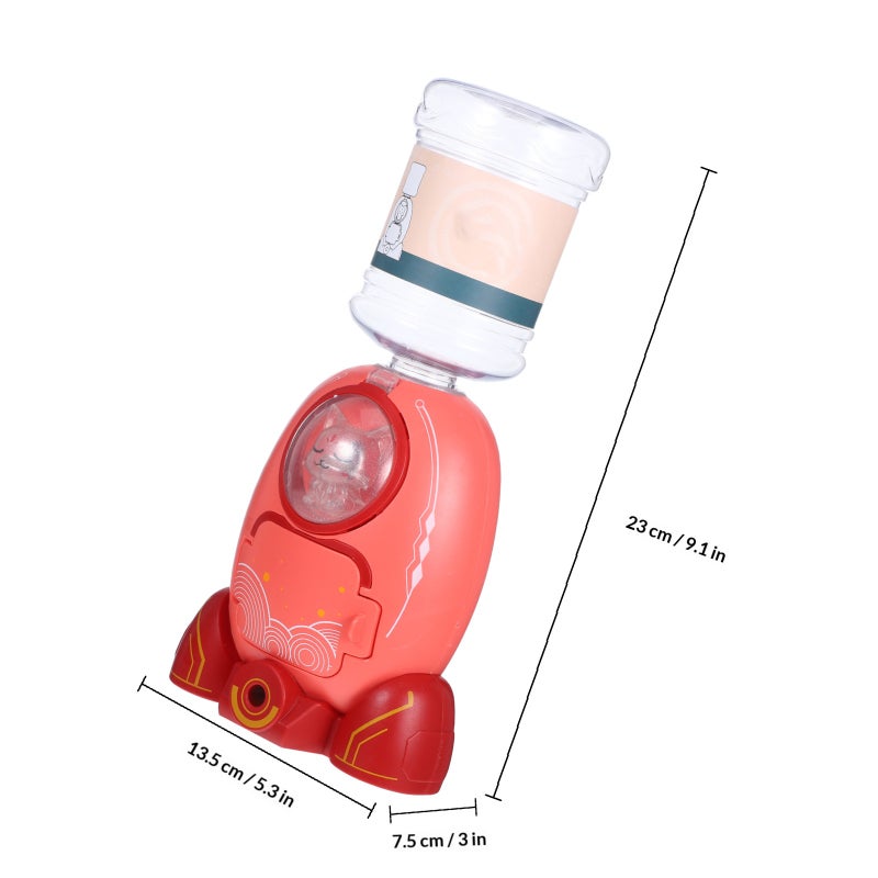 Simulation Small Water Dispenser Children Sensory Toy Electric Water Dispenser Toy Cartoon Drinking Fountain - Image 2