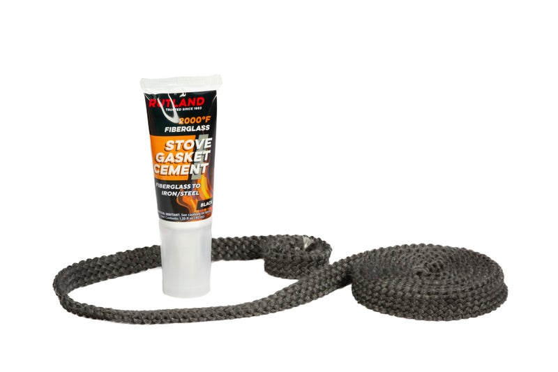 Rutland Products 95-6 Graphite Impregnated Flat Gasket Kit, 5/8" x 3/16" x 84", Black - Image 2