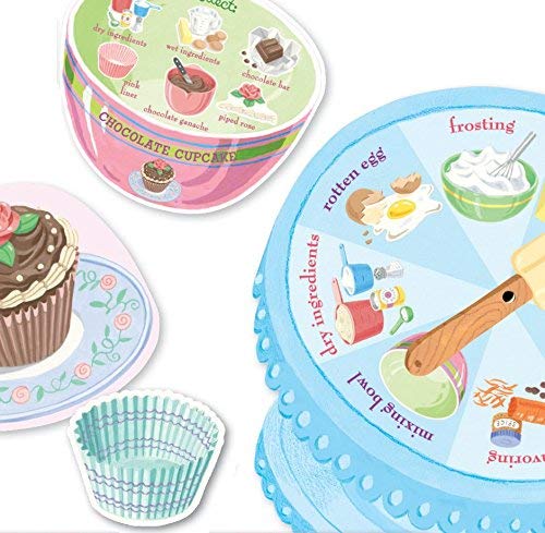 eeBoo Cupcake Spinner Game, Green - Image 2