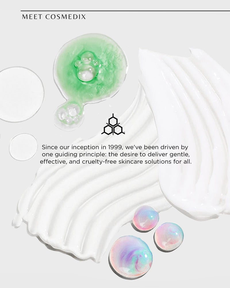 COSMEDIX Hydrate Plus Sunscreen with Broad Spectrum SPF 17 - Moisturizing Face & Body Sun Screen for Travel & Daily Skin Care - Sunblock for Skin Elasticity, Dewy & Radiant Glow, No White Cast - Image 4