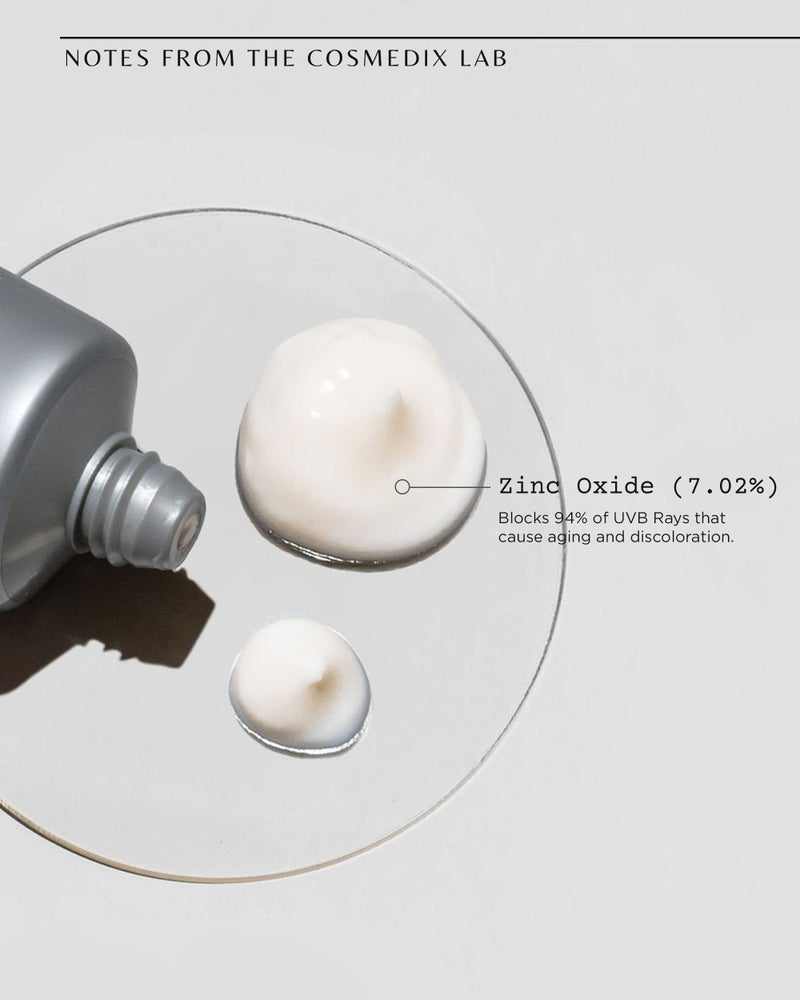 COSMEDIX Hydrate Plus Sunscreen with Broad Spectrum SPF 17 - Moisturizing Face & Body Sun Screen for Travel & Daily Skin Care - Sunblock for Skin Elasticity, Dewy & Radiant Glow, No White Cast - Image 2