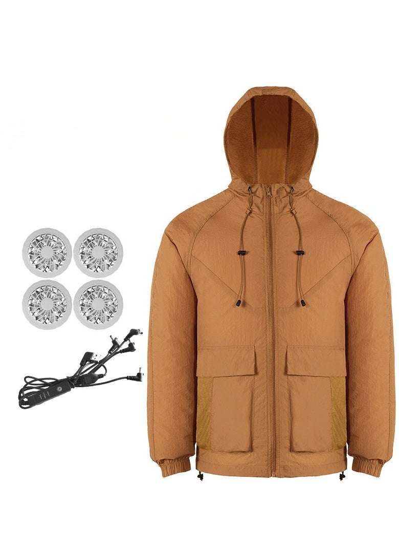 Outdoor Sun Protection, Cooling, Air Conditioning Clothing, Dirt Resistant Work Clothes, USB Smart Fan, Dirt Resistant Work Clothes  - Image 1