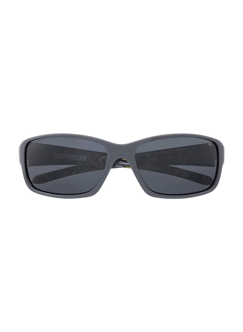 CAT Men CTS-Sensor Wrap Polarized Sunglasses Black 62mm - Image 2