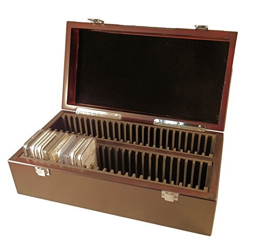 Guardhouse Certified Coin Wood Dark Mahogany Finish FiftyCoin StorageDisplay Box for PCGSNGCPremierUrsae Minoris Style Holders - Image 5