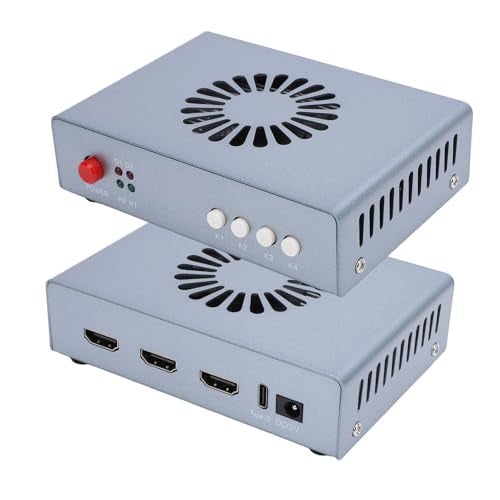 Yoidesu DMA Fuser, Image Synthesizer, Display Combiner Overlay, 2K 144Hz Processor for Financial Trading, Bank Data Centers with Temperature Control for Easy (Yoidesuofgvxpq9r2-12) - Image 1