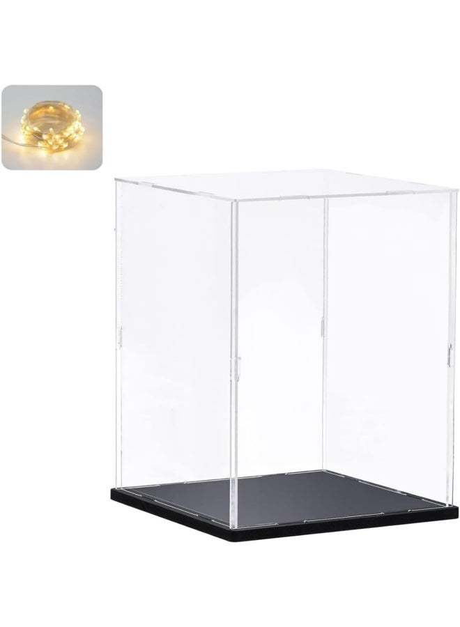 TPGP Thickened Clear Acrylic Display Case Stand Assemble Box Storage Organizer Protection Showcase for Toys Lego Action Collectibles - Image 1