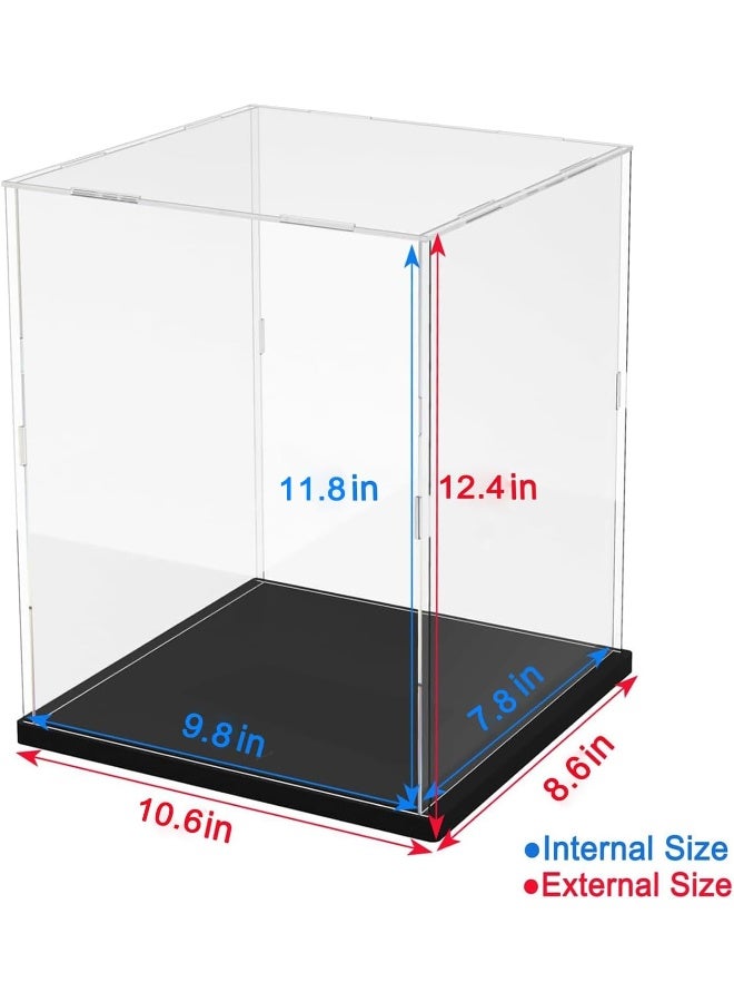 TPGP Thickened Clear Acrylic Display Case Stand Assemble Box Storage Organizer Protection Showcase for Toys Lego Action Collectibles - Image 2