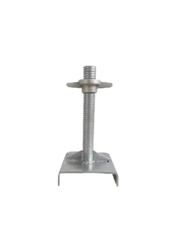 Adjustable Scaffolding Support Jack - Galvanized Steel Base Needle - Image 1