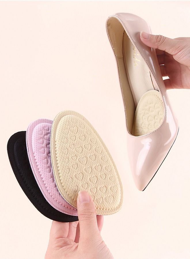 6Pcs Metatarsal Pads for Women Anti-Sliding Pads for Open Toe Shoes Ball of Foot Cushions Shoe Filler All Day Pain Relief and Comfort Reduce Foot Slip Ball of Foot - Image 4