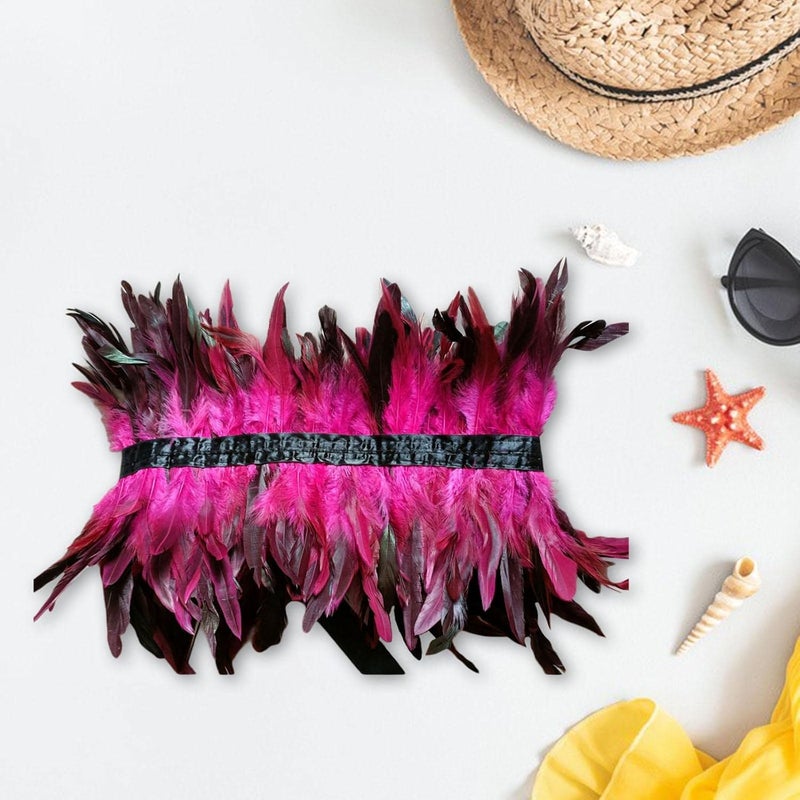 klarako Faux Feather Shrug Capes Plume Gothic Feather Tops Raven wing Witch Black Swan for Cosplay Parties Women Costume Halloween Aldult - Image 5