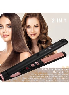 Tornado Keratiner 240℉ Portable Hair Straightening Ceramic Flat Iron Black With Rotatable Power Cord 1 Min Fastheat  - Image 5