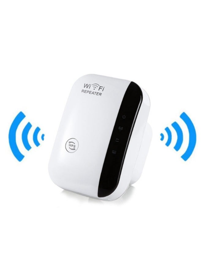 M MIAOYAN M MIAOYAN Repeater WiFi Signal Amplifier Wireless Network Amplifier Through Wall Router Extender White  - Image 1