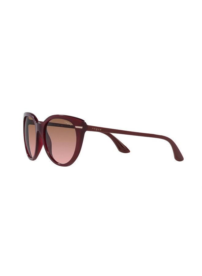 Vogue Full Rim Cat Eye Sunglasses 0VO5498SI - Image 3