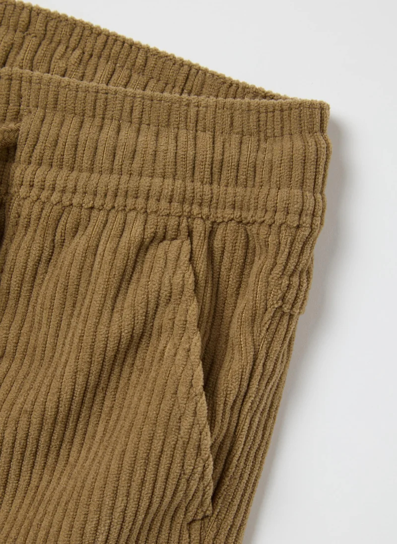 Ovs BROWN NEWBORN TROUSERS REGULAR FIT