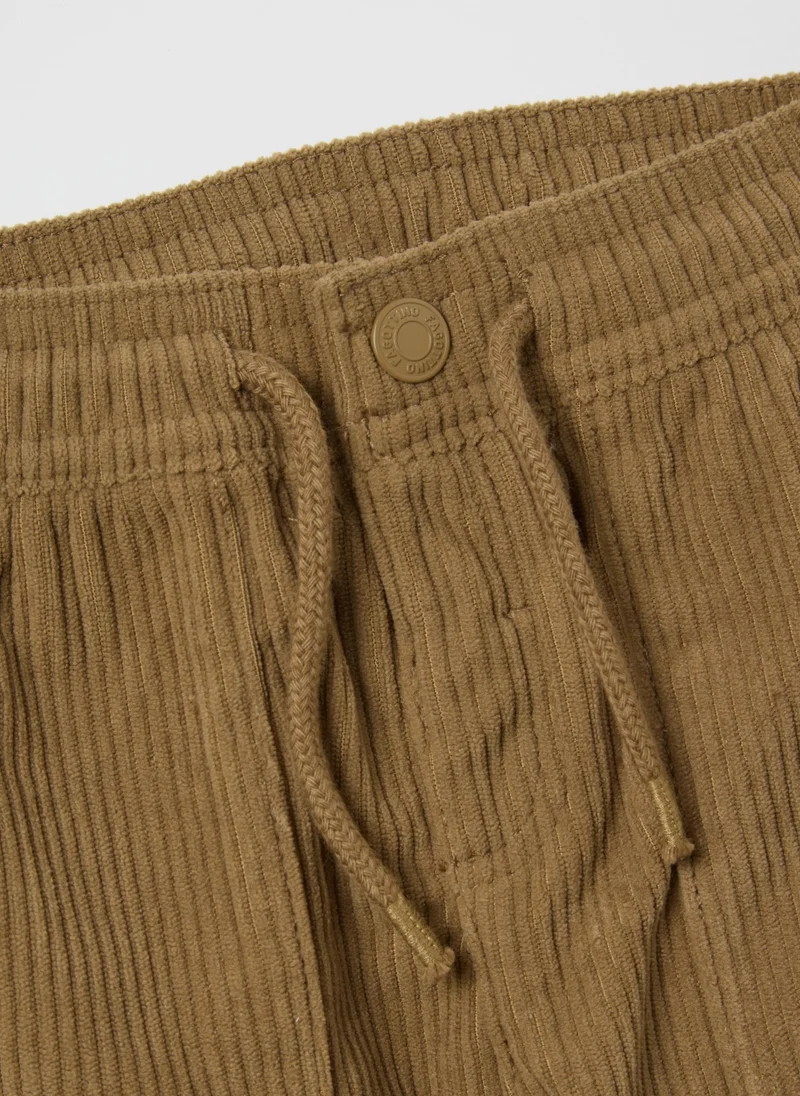 Ovs BROWN NEWBORN TROUSERS REGULAR FIT