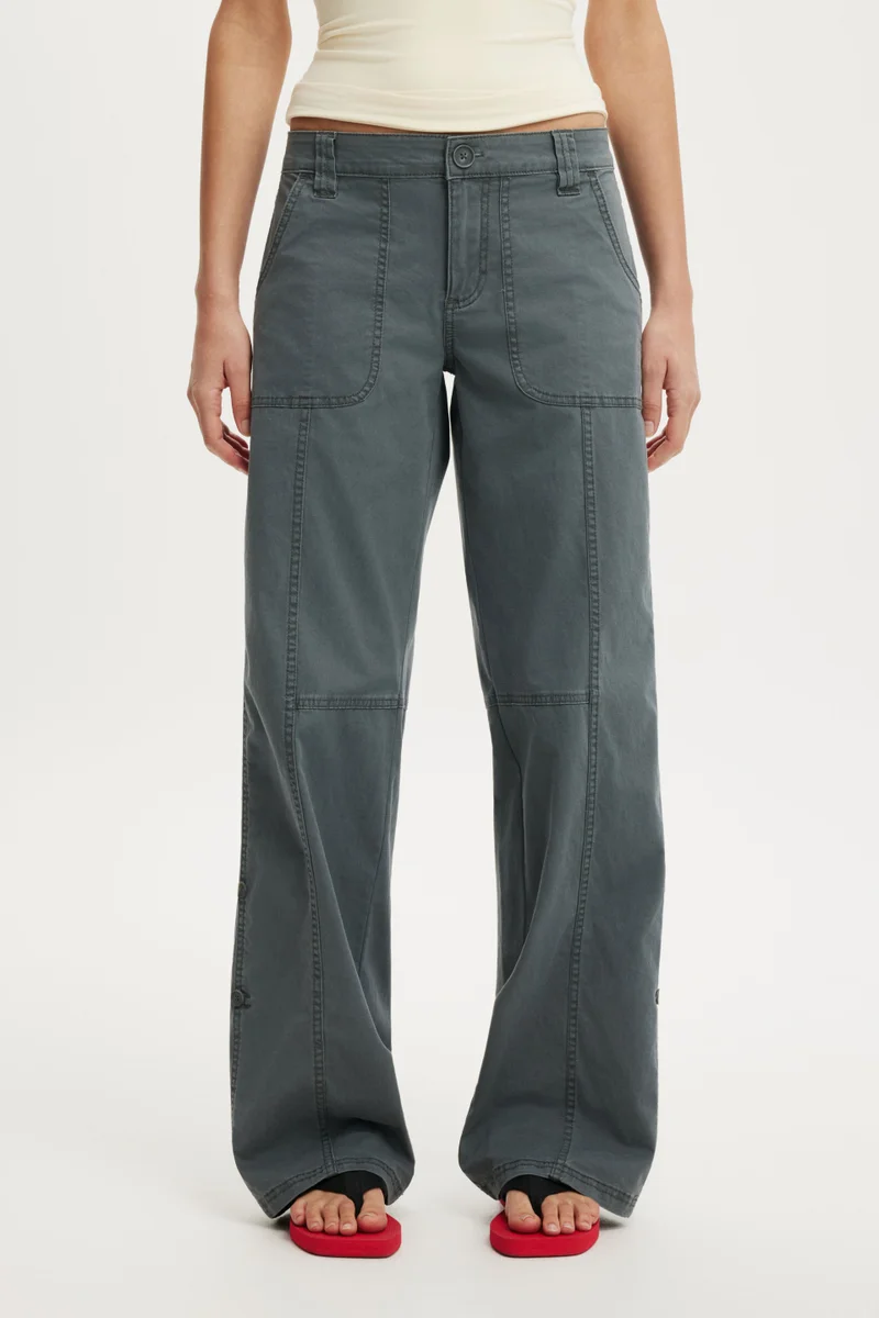 Cotton On  LEXI LOW RISE UTILITY PANT for Women | Best Price UAE