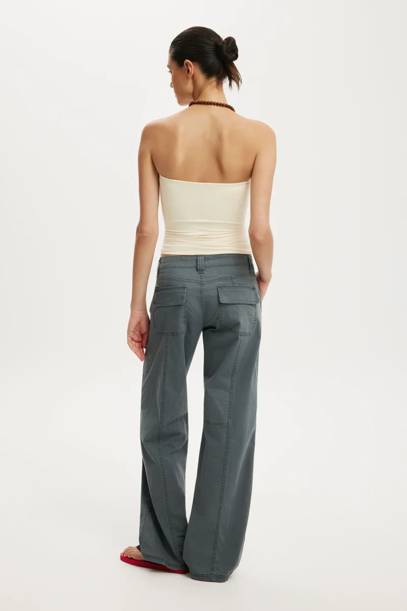 Cotton On LEXI LOW RISE UTILITY PANT