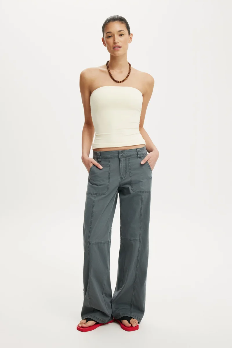Cotton On LEXI LOW RISE UTILITY PANT