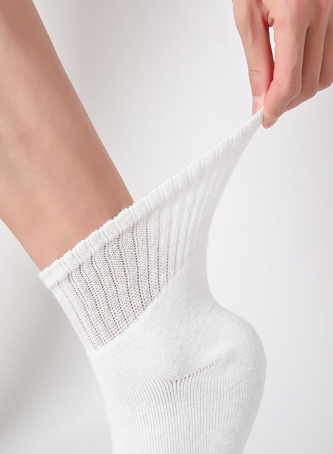 واندر جوارب نسائية قصيرة من WANDER، جوارب قطنية مبطنة بالكامل، 6 أزواج، جوارب رياضية مضادة للتقرحات، مقاسات 7-10/10-13 - Image 4