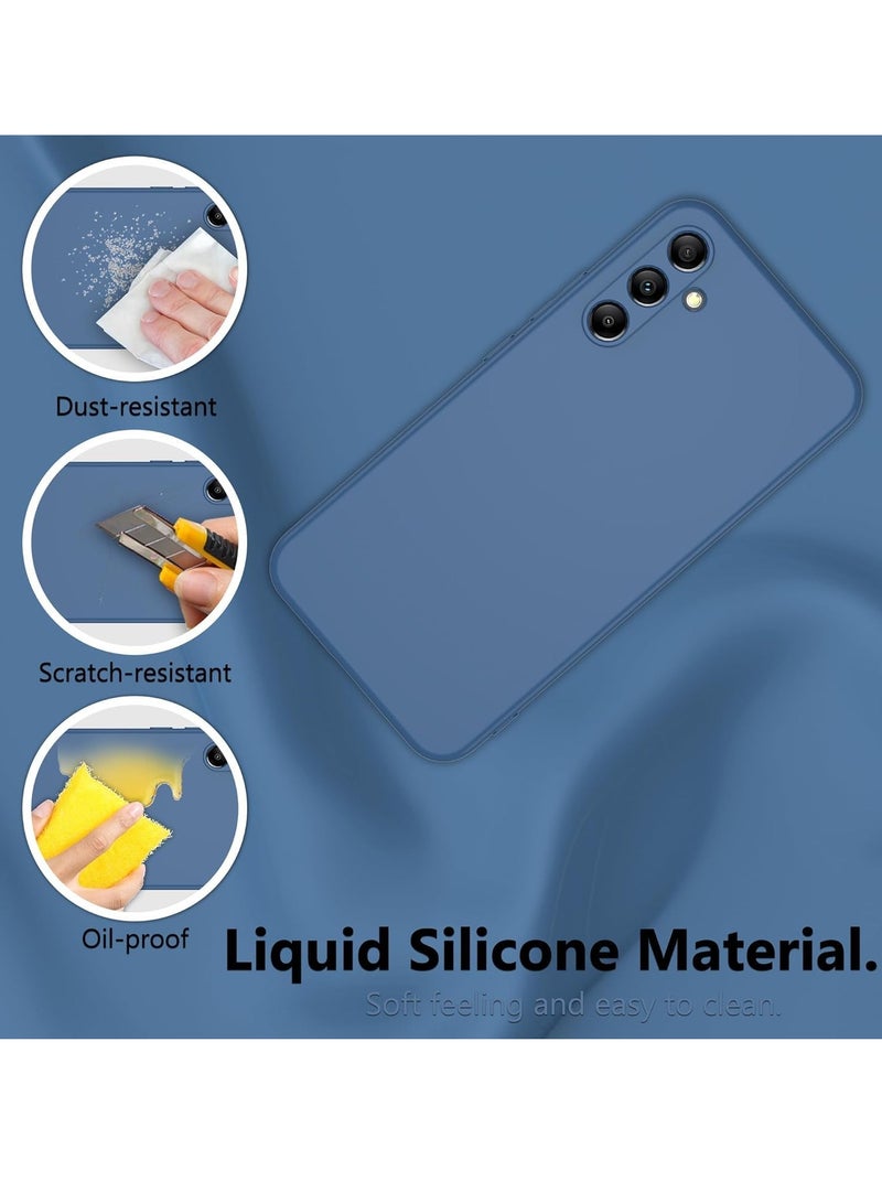 Samsung Galaxy A55 5G Jelly  Case Cover Soft Silicone Slim fit TPU Case Light weight Back Cover Matte Finish Shockproof Cover Anti fingerprint Case Designed For A55 5G Blue