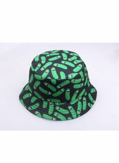 Excefore Bucket Hat, Cartoon Cucumber Print Hat, Reversible Summer Sun Cap for Women Men Outdoor Travel  - Image 3