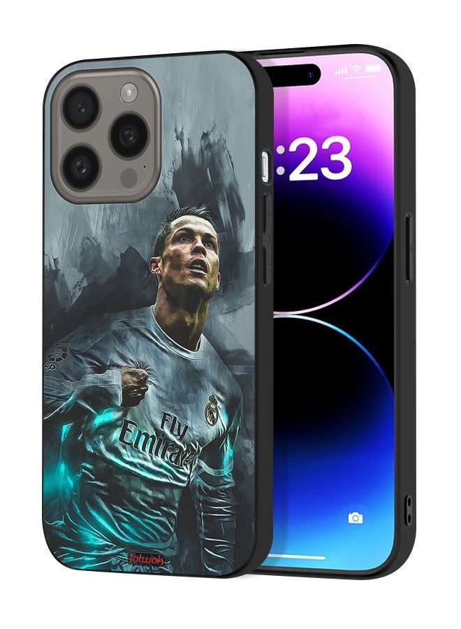 Tolwak غطاء حماية آبل آيفون 15 برو ماكس فن كريستيانو رونالدو - Image 1