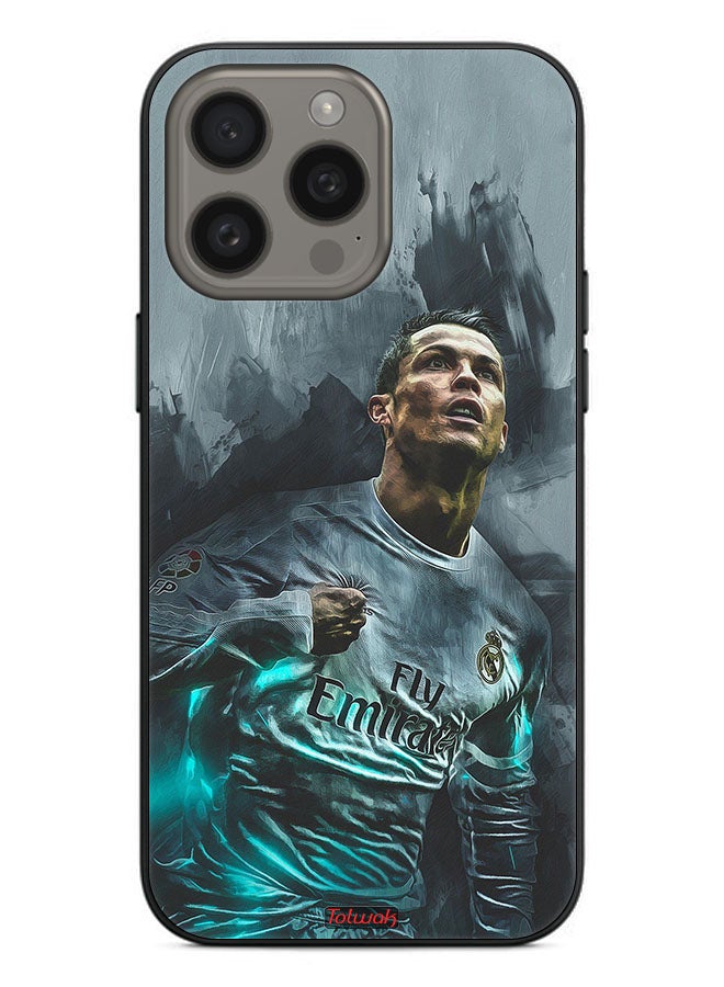 Tolwak غطاء حماية آبل آيفون 15 برو ماكس فن كريستيانو رونالدو - Image 2