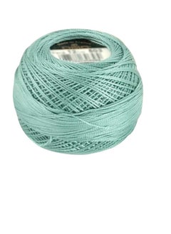 DMC DMC Pearl Cotton Ball Size 12 141yd Very Light Blue Green  - Image 2
