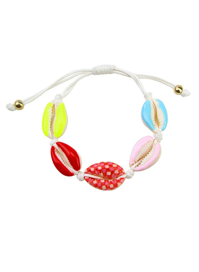 NIBEMINENT Colourful Shell Decor Beach Bracelet