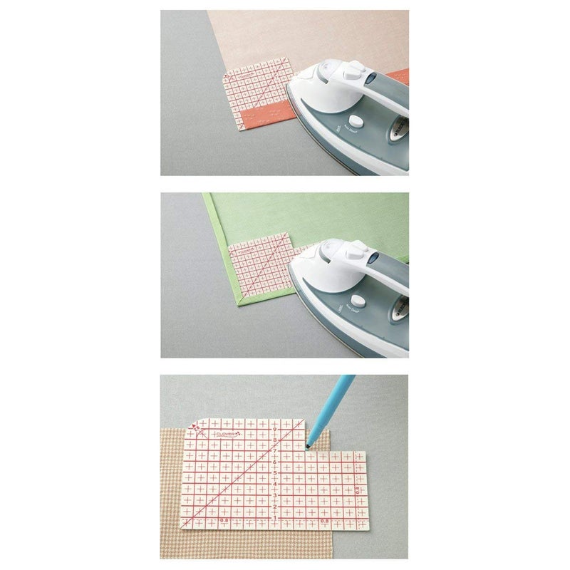 Clover VE3 Hot Hemmer, Plastic, White/Red, 25 x 13.8 x 0.2 cm - Image 2