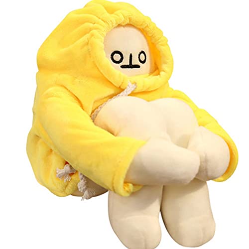 OUKEYI 16Inch Banana Doll Plush Banana Toy Man with Magnet Funny Changeable Plush Pillow Funny Man Doll Decompression Toy Birthday Gift - Image 1