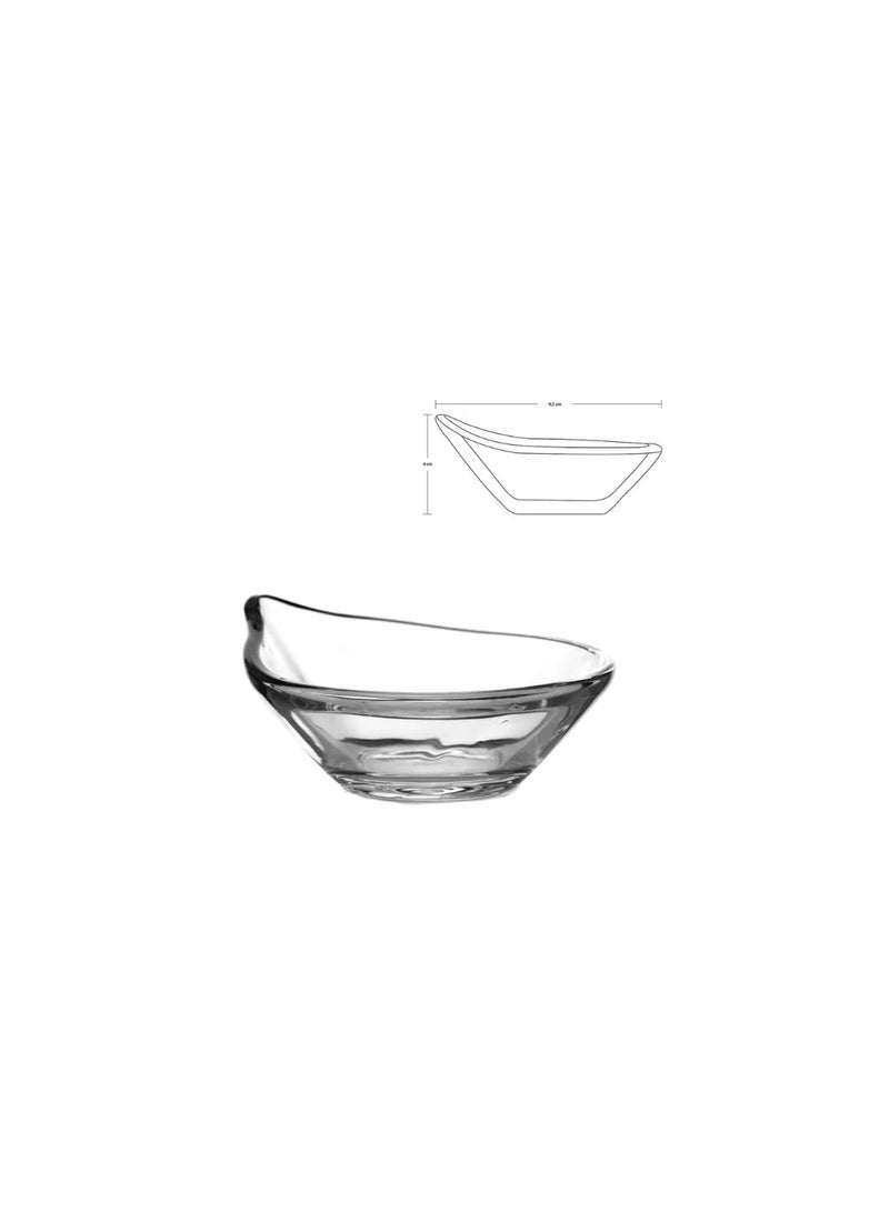 باساباتشي Pasabahce 6 Piece Glass Sauce Bowls Gastroboutique Set- Turkey Made Clear - Image 5