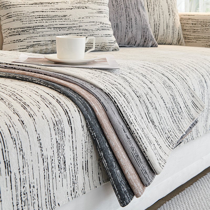 Minimalist Chenille Sofa Cushion Four Seasons Universal Simple Modern Non-Slip Cushion Full Cover Cloth Towel - Image 5