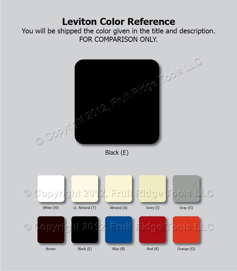 Leviton 5603-2E 15 Amp Decora Rocker 3-Way AC Quiet Switch - Black - Image 2