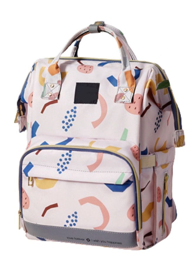 Multi-Function Waterproof Baby Travel Diaper Bag With Ultra-Comfortable Curve Stroller Strap