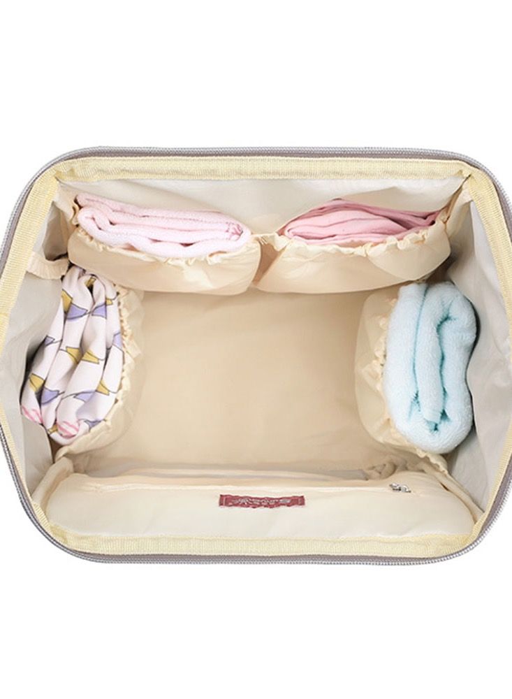 Multi-Function Waterproof Baby Travel Diaper Bag With Ultra-Comfortable Curve Stroller Strap