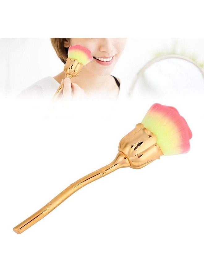 HURRISE - Nail Brush Nail Dust Brush Rose Shape Long Powder Removal Brush Can Be Used As Nail Dust Brush For Nail Brushes Nailbrushes Blush Brush Foundation Brush(03) - Image 1