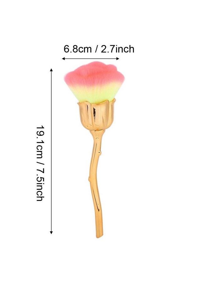 HURRISE - Nail Brush Nail Dust Brush Rose Shape Long Powder Removal Brush Can Be Used As Nail Dust Brush For Nail Brushes Nailbrushes Blush Brush Foundation Brush(03) - Image 1