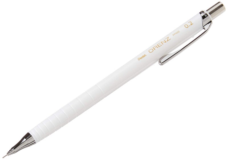 Pentel® Orenz Mechanical Pencil, B Lead, 0.2 mm, White Barrel - Image 5
