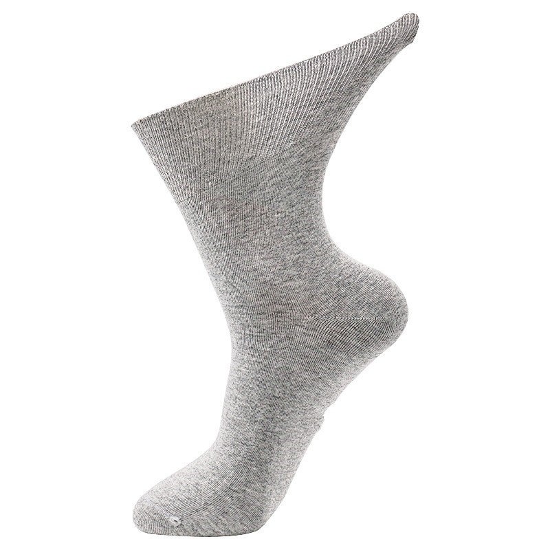 Thin Loose Socks Men And Women Old Socks Not Tight Feet Swelling Socks Sweat-Absorbent Cotton Socks Middle-Aged And Elderly Loose Socks - Image 4