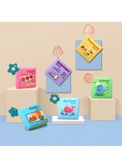 Generic Baby Early Education Cloth Book 0-3 Years Old Baby Toy With Teeth Cartoon Animal Baby Enlightenment Tear Cloth Book-Color:Color  - Image 2