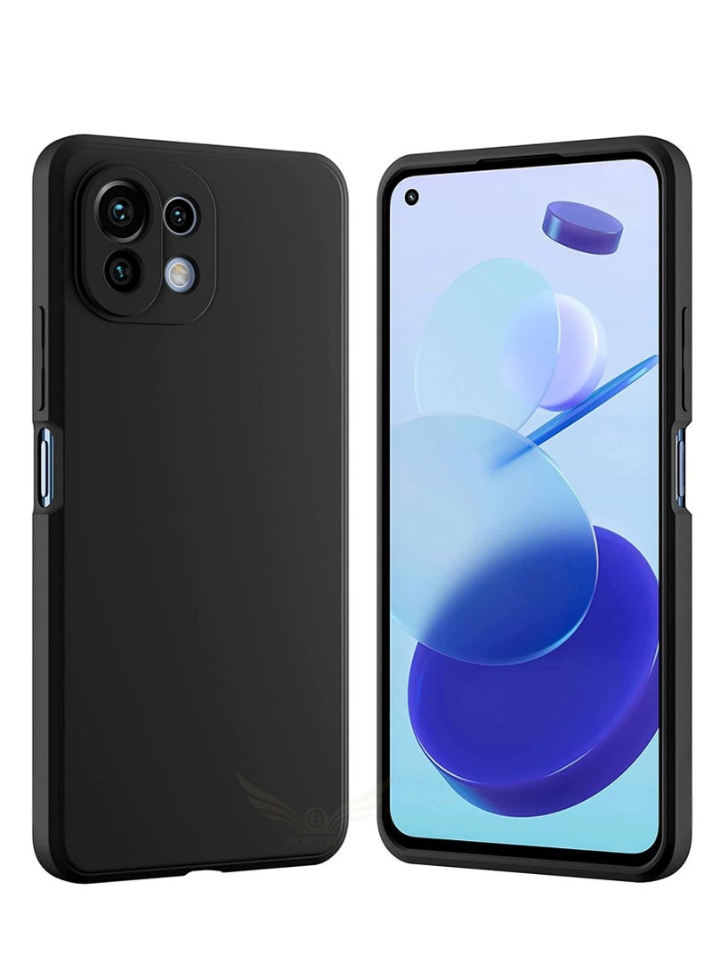 BORTONY Mi 11 Lite Case,Liquid Silicone Protective Case Cover With Camera Protection For Mi 11 Lite - Image 1