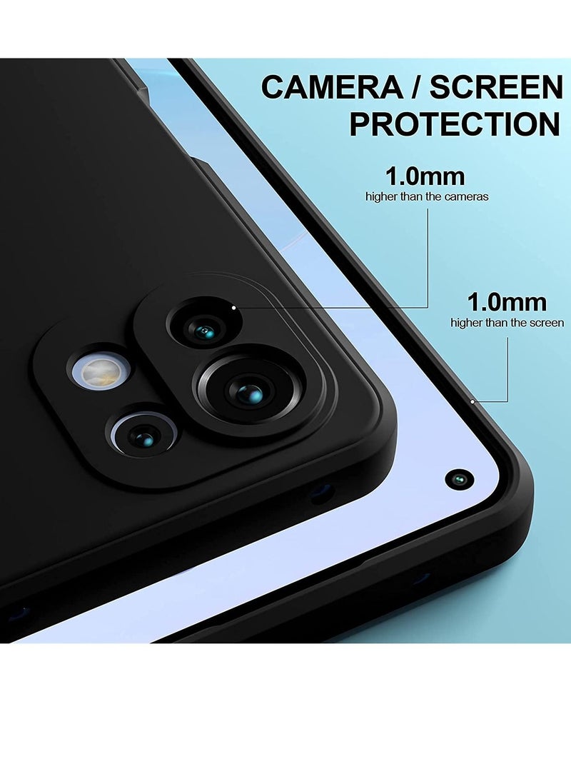 BORTONY Mi 11 Lite Case,Liquid Silicone Protective Case Cover With Camera Protection For Mi 11 Lite - Image 2