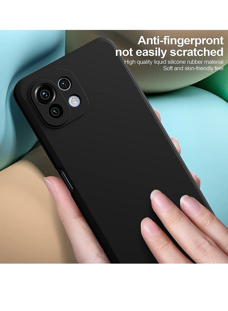 BORTONY Mi 11 Lite Case,Liquid Silicone Protective Case Cover With Camera Protection For Mi 11 Lite - Image 4