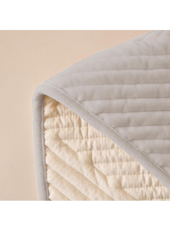 House of Quirk Sofa Covers Crystal Velvet 1/2/3/4 Seater Sofa Cover Slipcovers Anti-Slip Stretch Seat Pad from Pets Replacement Protector (Four Seater, Grey, 70x210cm) - Image 4