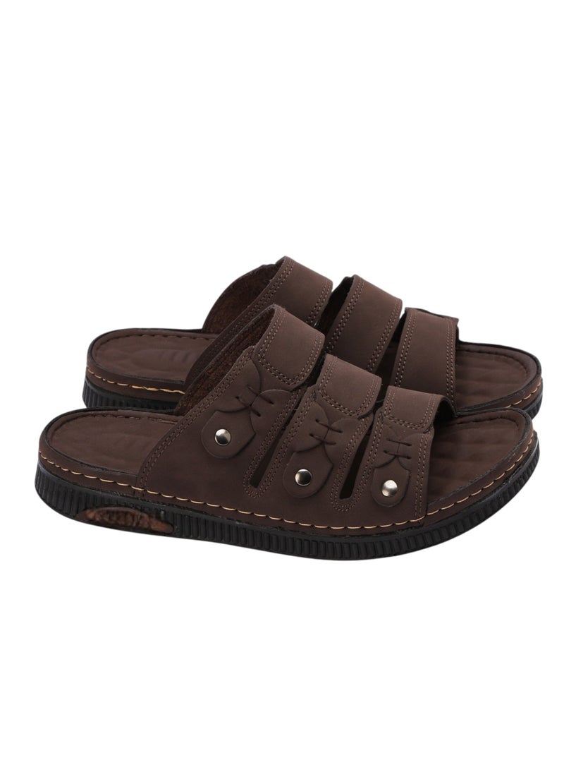 Men's Open Slippers with Comfort Sole – Classic Comfort - Image 1