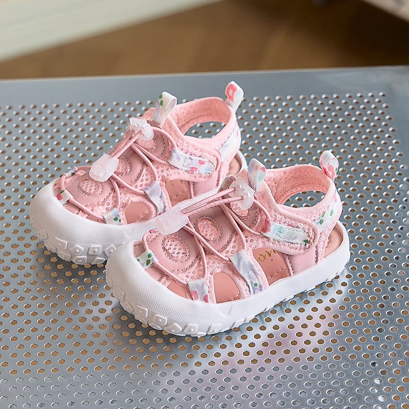 Mesh Sneakers Lightweight Flexible Sole Walking Shoes For Kids Indoor And Outdoor Activities - Image 1