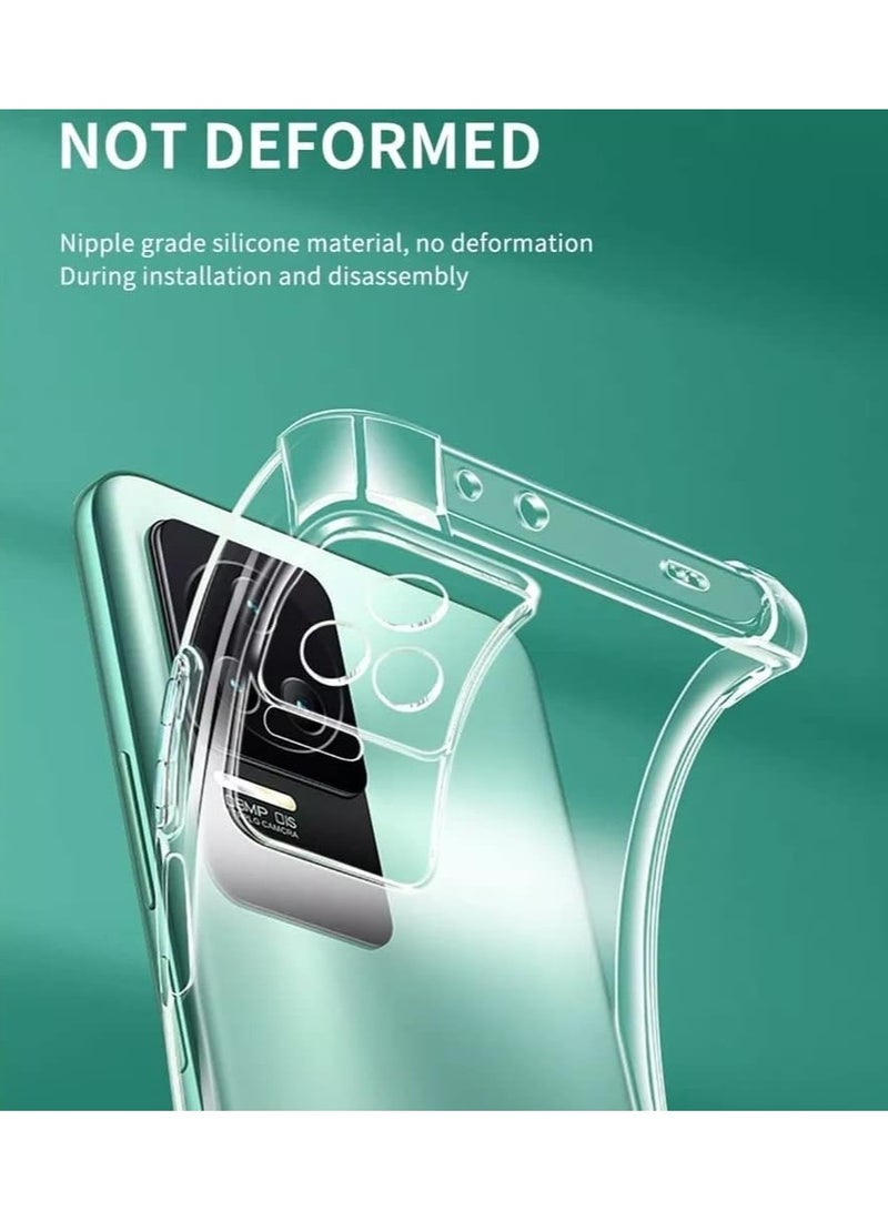 ten.tech Ten Tech Transparent cover with anti-shock corners made of heat-resistant polyurethane for Poco F4 5G – Transparent - Image 3