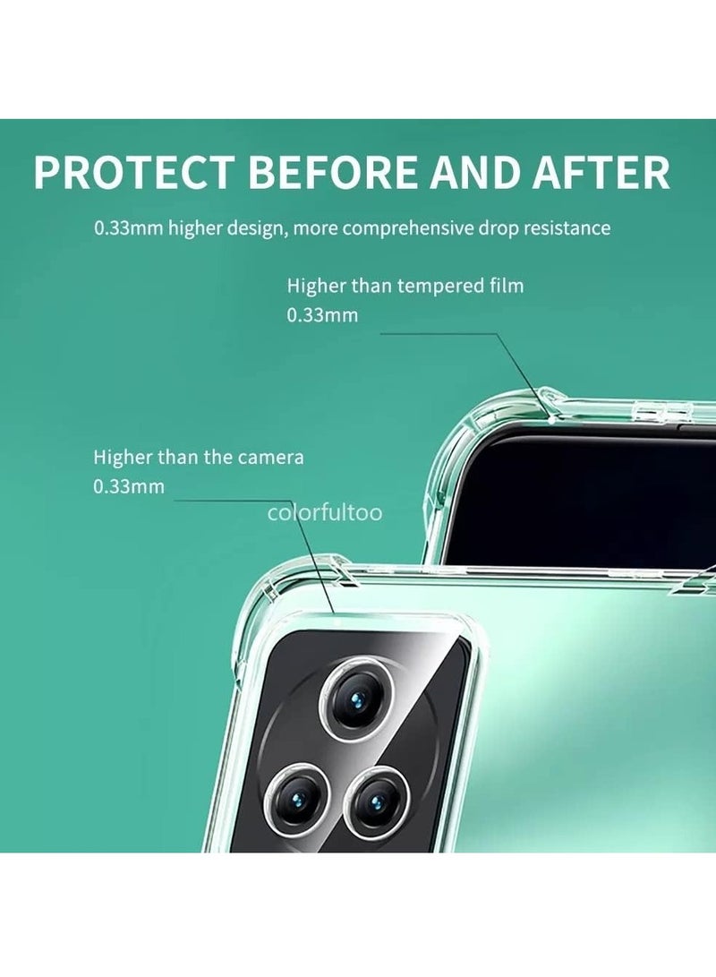 ten.tech Ten Tech Transparent cover with anti-shock corners made of heat-resistant polyurethane for Poco F4 5G – Transparent - Image 4