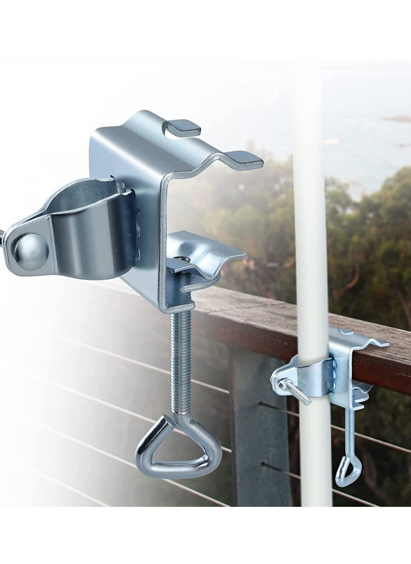 Generic - Sun Parasol Holder, Heavy Duty Metal Patio Umbrella Clamp Stand, Outdoor Umbrella Holder, Secure Outdoor Umbrella Holder for Garden Parasols, Perfect for Relaxing Outdoors - Image 1